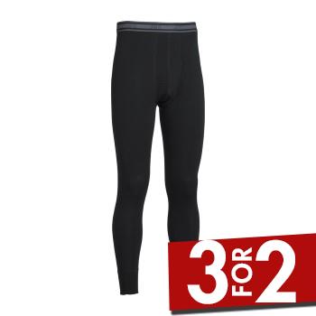 JBS Lange Underbukser Wool 99421 Long Johns Sort uld Large Herre