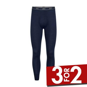 JBS Lange Underbukser Wool Long Johns Marineblå uld X-Large Herre