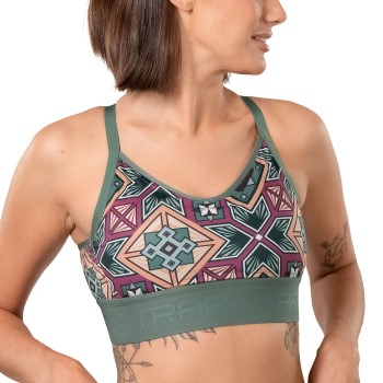 Kari Traa BH Fröya Wool Sports Bra Grøn polyester Small Dame