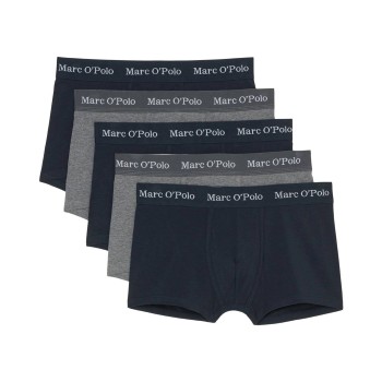Marc O'Polo Marc O Polo Boxer Trunk 5P Marineblå/Grå bomuld Small Herre