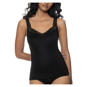 Mey Emotion Elegance Top With Lace Sort 40 Dame