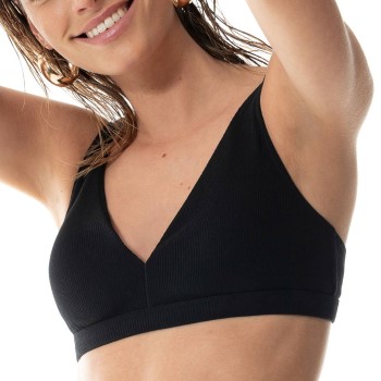 Mey BH Organic Cotton Triangle Bra Sort bomuld X-Large Dame