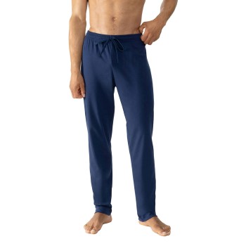 Mey Solid Night Long Bottoms Mørkblå bomuld Small Herre