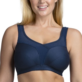 Miss Mary of Sweden Miss Mary Cotton Fresh Soft Bra BH Mørkblå D 95 Dame