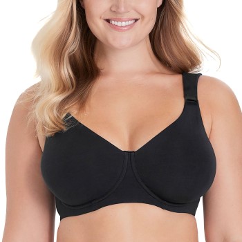 Miss Mary of Sweden Miss Mary Organic Cotton T-shirt Bra BH Sort D 75 Dame