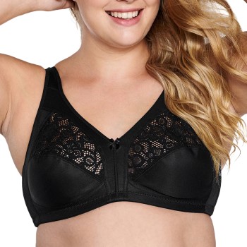 NATURANA BH Everyday Soft Bra Sort polyamid E 75 Dame