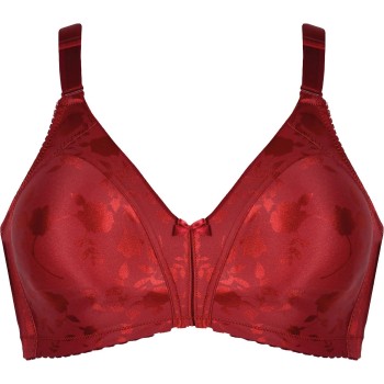 NATURANA Bh Heritage Minimizer Soft Bra Floral Rød polyamid C 80 Dame