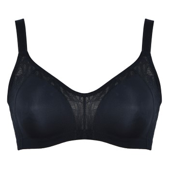 NATURANA BH Powerlace Minimizer Sidesmoother Soft Bra Sort D 80 Dame