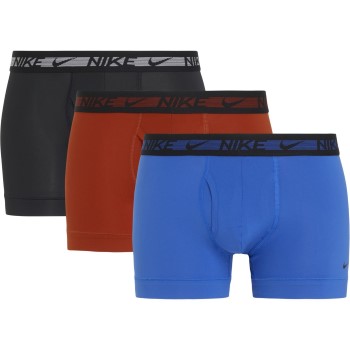 Nike 9P Dri-Fit Ultra Stretch Micro Trunk Blå/Rød polyester Small Herre