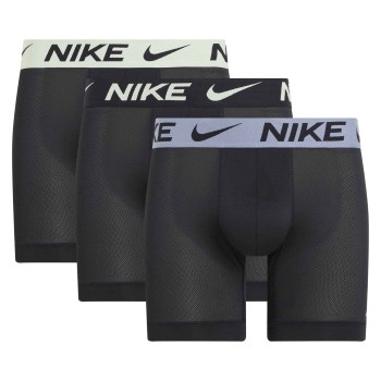Nike 6P Essentials Micro Boxer Brief Sort/Grå polyester Small Herre