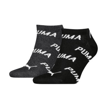 Puma Strømper 2P BWT Sneaker Sock Sort/Grå Str 35/38