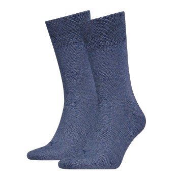 Puma Strømper 2P Classic Piquee Socks Jeansblå Str 39/42 Herre