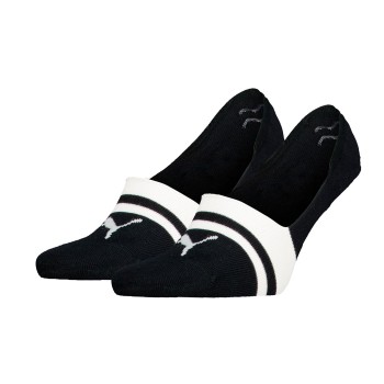 Puma Strømper 2P Heriatge Mid Cut Footie Socks Sort Str 35/38
