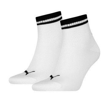 Puma Strømper 2P Heritage Quarter Socks Hvid Str 35/38