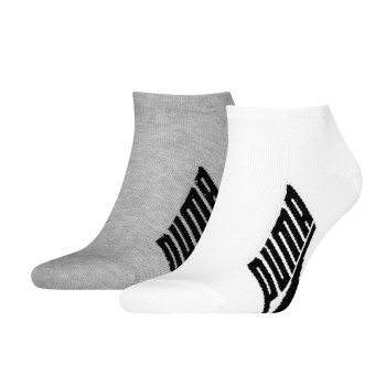 Puma Strømper 2P Lifestyle Sneaker Sock Hvid/Grå Str 39/42