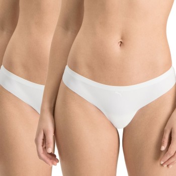 Puma Trusser 2P Seamless String Hvid Large Dame