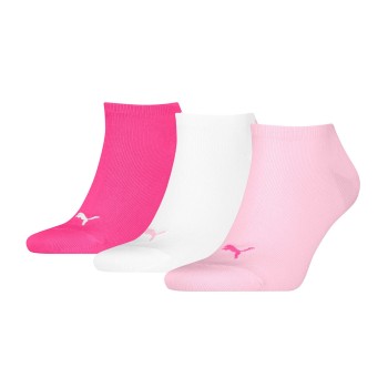 Puma Strømper 3P Sneaker Socks Rosa/Hvid Str 35/38