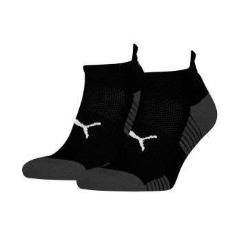 Puma Strømper 2P Sport Cushioned Sneaker Socks Sort Str 39/42