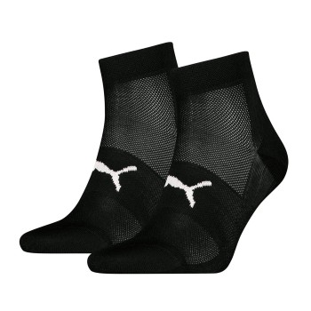 Se Puma Strømper 2P Sport Light Quarter Socks Sort Str 43/46 ved Timarco