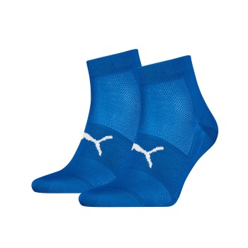 Puma Strømper 2P Sport Light Quarter Socks Blå Str 43/46