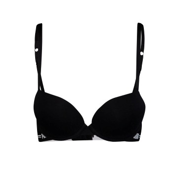 Puma BH T-Shirt Bra Sort C 80 Dame