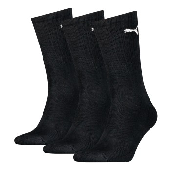 Puma Strømper 3P Unisex Light Crew Socks Sort Strl 35/39