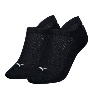 Puma Strømper 2P Women Cushioned Sneaker Socks Sort Str 39/42 Dame