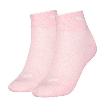Puma Strømper 2P Women Quarter Socks Lyserosa Str 35/38 Dame
