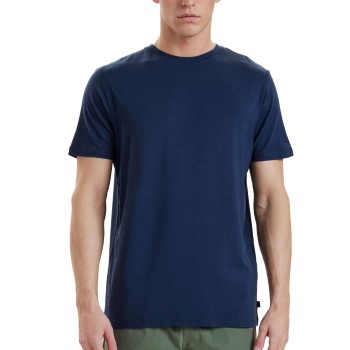 Resteröds Bamboo Crew Neck Marineblå Large Herre