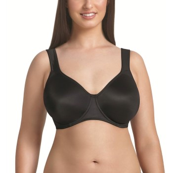 Rosa Faia BH Twin Seamless Underwire Bra Sort D 100 Dame
