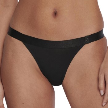 S by sloggi Trusser x Rosie Woods Tiny Tanga Sort polyamid X-Large Dame