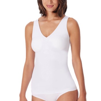 Schiesser Invisible Soft Padded Tank Top Hvid 46 Dame