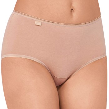 Sloggi Trusser 3P 24 7 Cotton Midi Briefs Beige bomuld 48 Dame