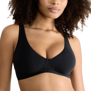 Sloggi Bh Basic Plus Soft Bra Sort C 80 Dame