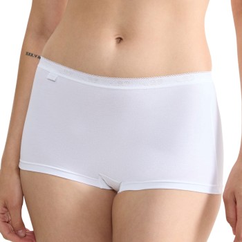 Sloggi Trusser Basic Short Hvid bomuld 42 Dame