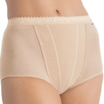 Sloggi Trusser 2P Control Maxis Beige bomuld 40 Dame