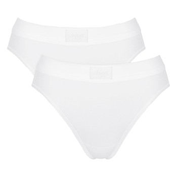 Sloggi Trusser 2P Double Comfort Tai Multi Hvid bomuld 38 Dame