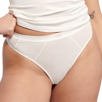 Sloggi Trusser 2P Ever Ease String Briefs Hvid bomuld X-Large Dame