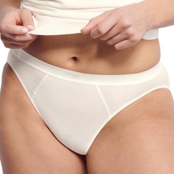 Sloggi Trusser 2P Ever Ease Tai Briefs Hvid bomuld X-Large Dame