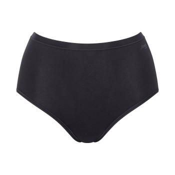 Sloggi Trusser 3P GO Daily Cotton High Waist Brief Sort bomuld Large Dame