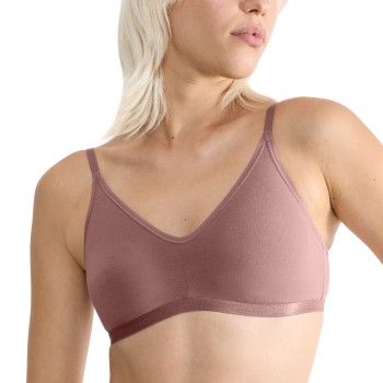 Sloggi Bh GO Daily Cotton Soft Bra Mørkrosa  X-Large Dame