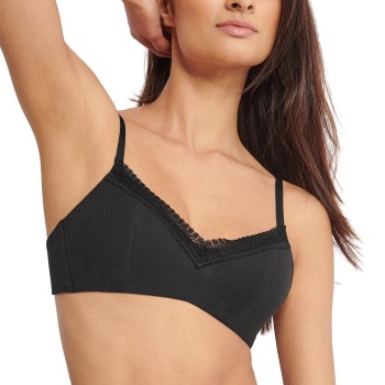 Sloggi Bh GO Ribbed Padded Bra Sort Large Dame