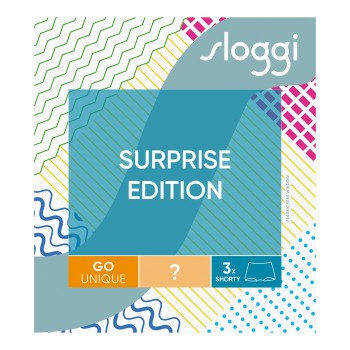 Sloggi Trusser 3P GO Unique Hipster Shorts Flerfarvet bomuld X-Large Dame