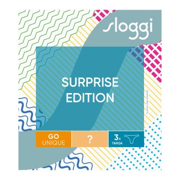 Sloggi Trusser 3P GO Unique Tanga Flerfarvet bomuld Large Dame