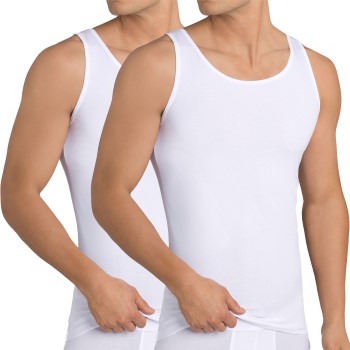 Sloggi 2P Men 24 7 Vest Hvid bomuld X-Large Herre