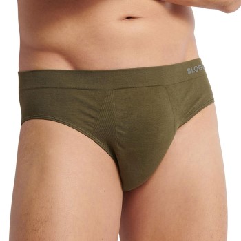 Sloggi 2P Men GO Smooth Classic Briefs Blå/Grøn X-Large Herre