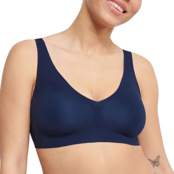 Sloggi BH ZERO Feel 2 0 Bralette Marineblå Large Dame