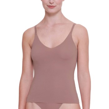Sloggi ZERO Feel 2 0 Spaghetti Top Brun Medium Dame