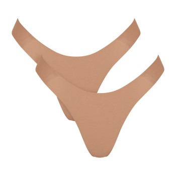 Sloggi Trusser 2P ZERO Feel 2 0 Tiny Tanga C2P Beige X-Small Dame