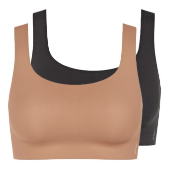 Sloggi Bh 2P ZERO Feel 2 0 Top C2P Flerfarvet Small Dame
